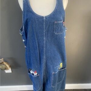 Denim Overall Tweety Bird Dress